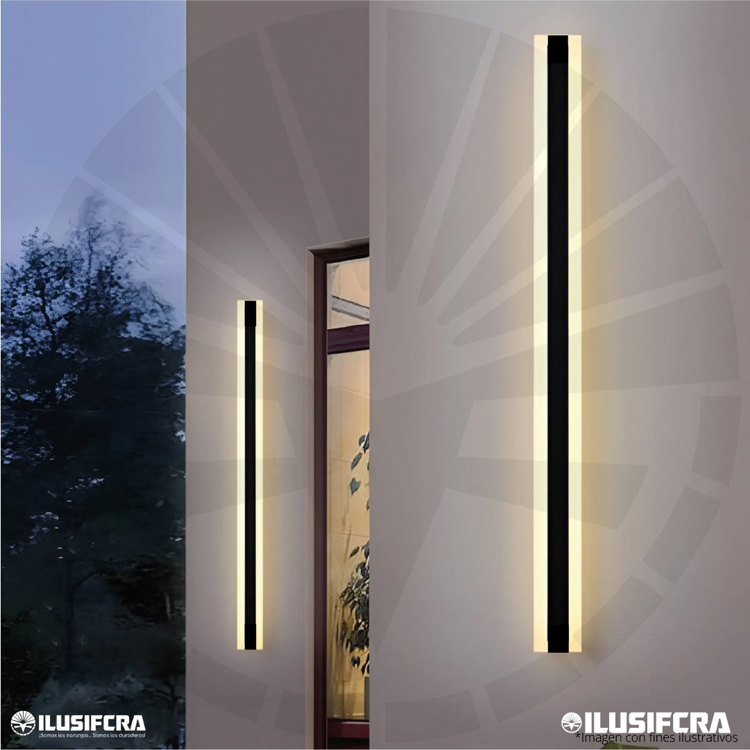 APLIQUE LED 9516 100MM DE PARED LARGO