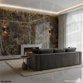 LÁMINA PVC - PANEL UV ESTILO MÁRMOL CUARZO ESCALA BEICH 1.22M X 2.44M / 3MM KL8062