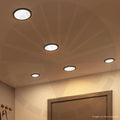 PANEL LED 18W EMPOTRAR 6500K REDONDO BORDE NEGRO ILUSIFCRA SL0035N