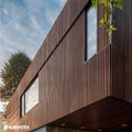 LAMINA ACANALADA 219MM PARA EXTERIOR ESTILO ROBLE CAFE OSCURO IS005 X 2.9M