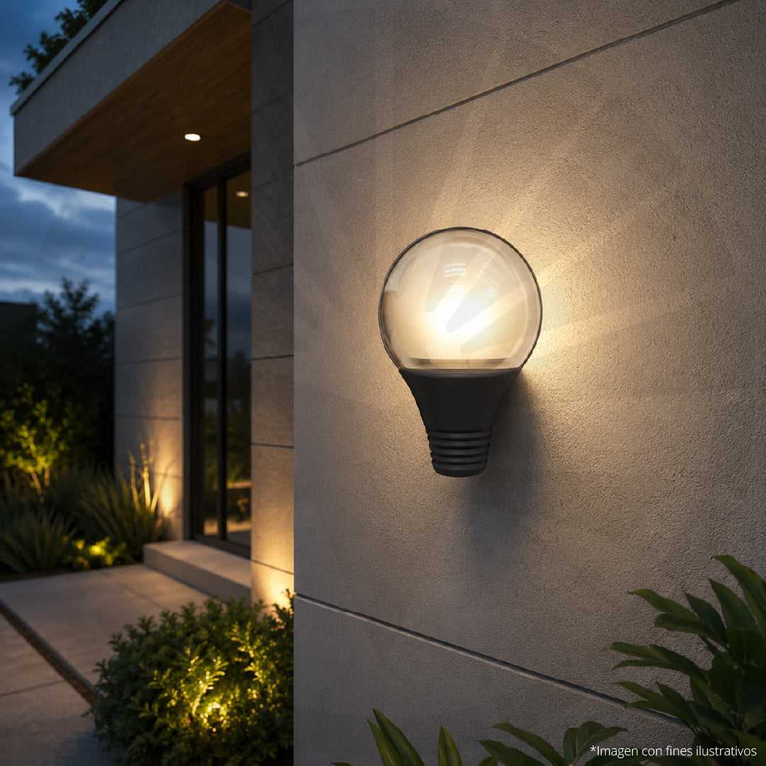 APLIQUE LED PARA PARED OS-W245-6W NEGRO 3000K