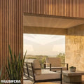 LAMINA ACANALADA 219MM PARA EXTERIOR BEIGE IS012 X 2.9M