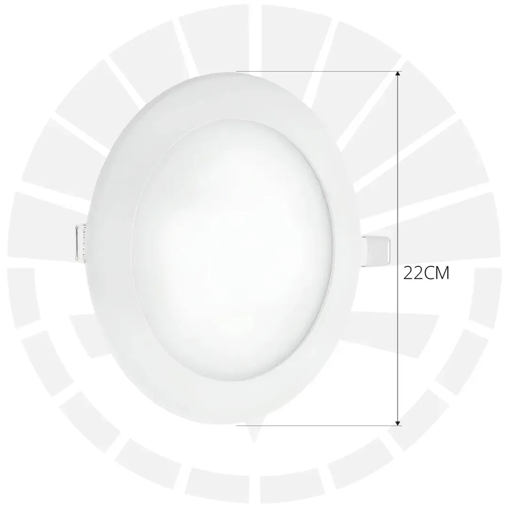 PANEL LED EMPOTRAR 18W REDONDO 4000K CALIDO SL0035C