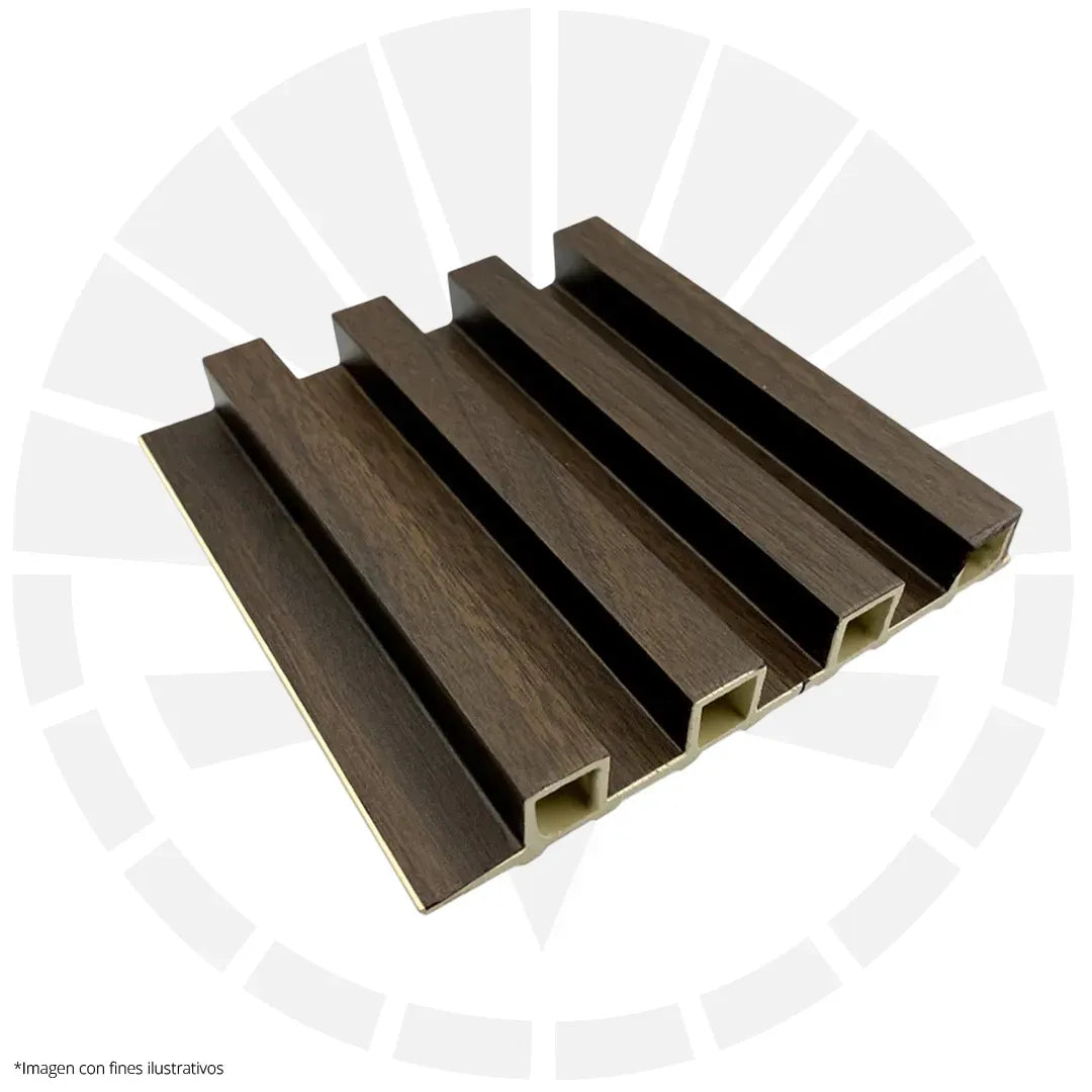 LAMINA ACANALADA 168MM ESTILO ROBLE OSCURO 1020 X 2.90M