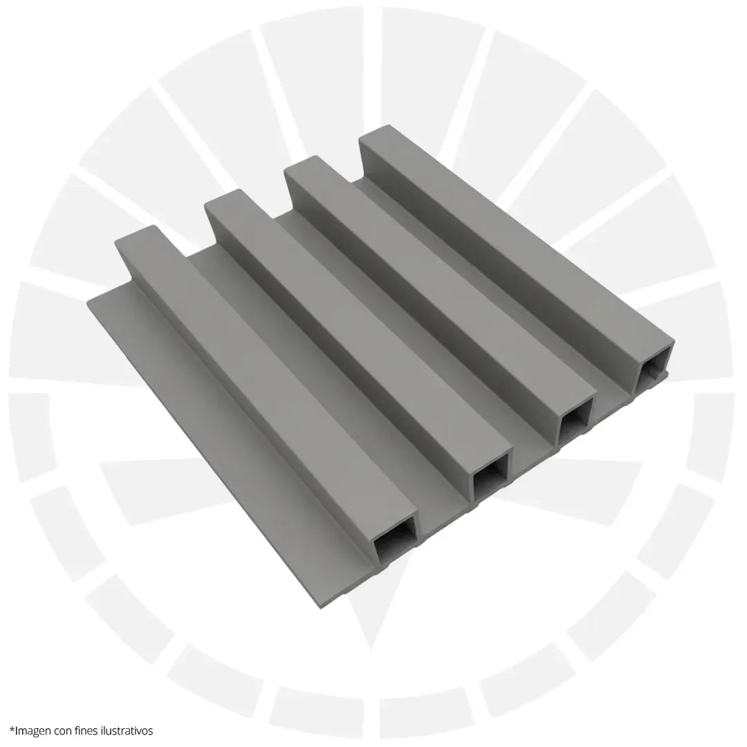 LAMINA ACANALADA 168MM ESTILO GRIS CENIZA P01 X 2.9M