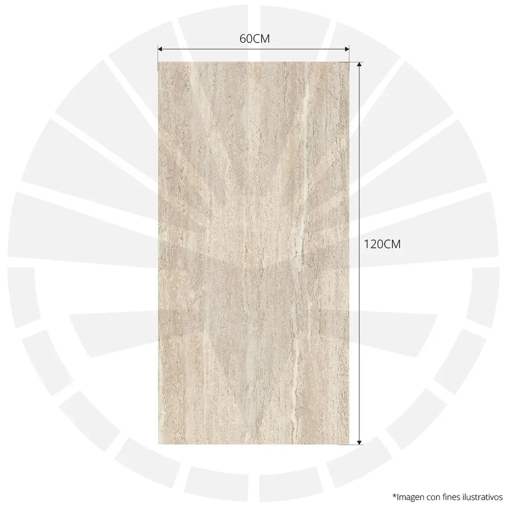 FACHALETA FLEXIBLE PIEDRA PRFV 1.20M X 60CM MATIS BEIGE WP-9090-23