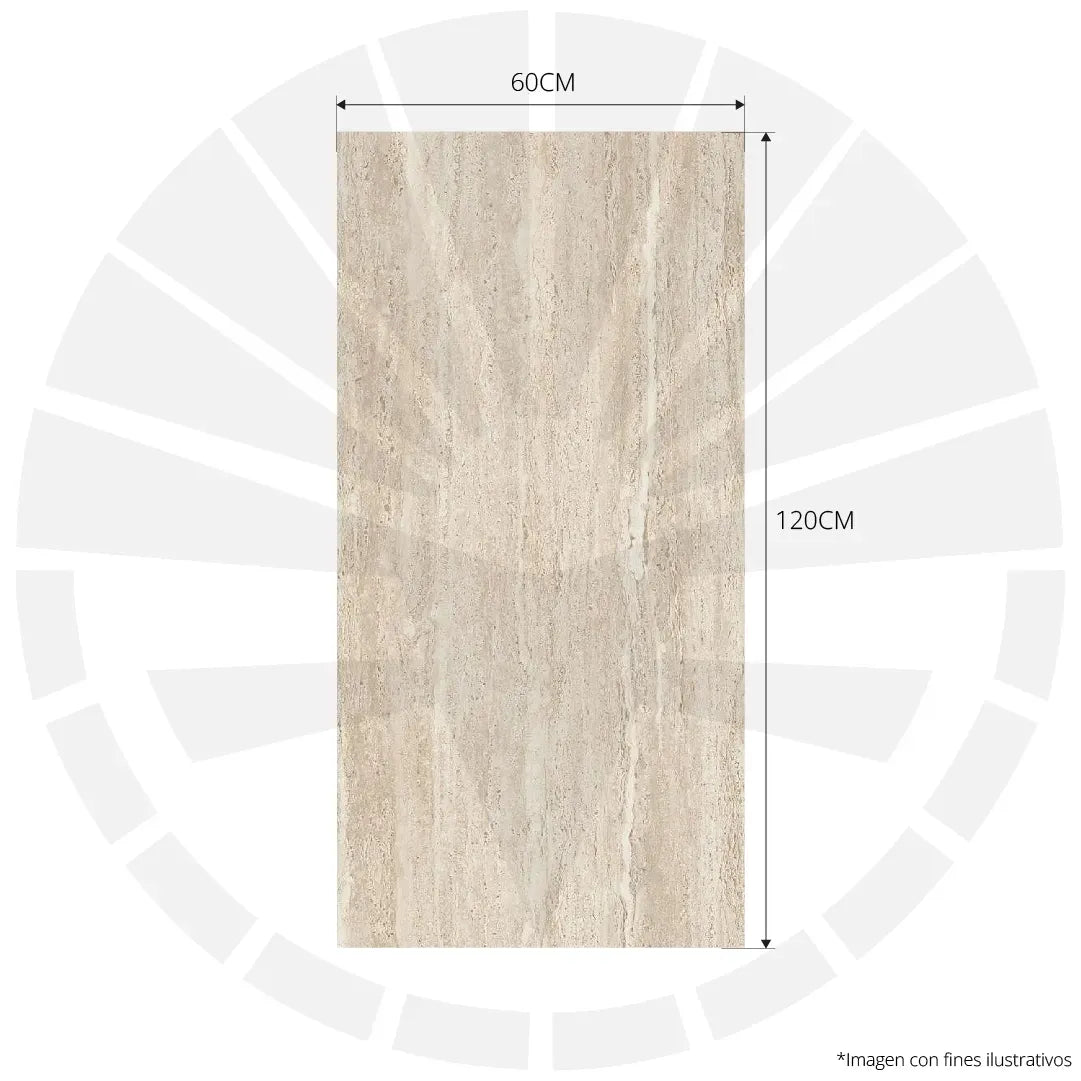 FACHALETA FLEXIBLE PIEDRA PRFV 1.20M X 60CM MATIS BEIGE WP-9090-23