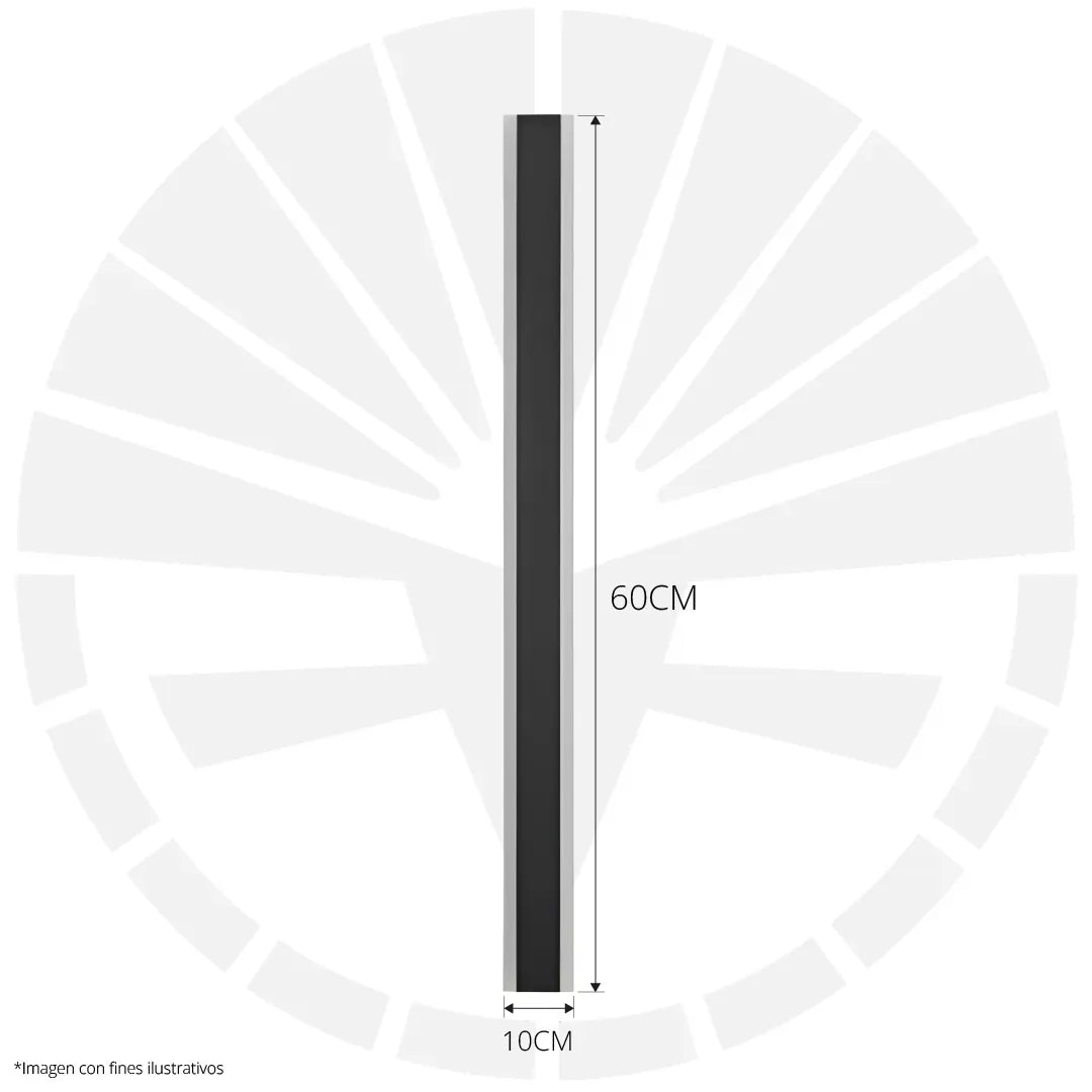 APLIQUE LED 9516-600MM DE PARED LARGO