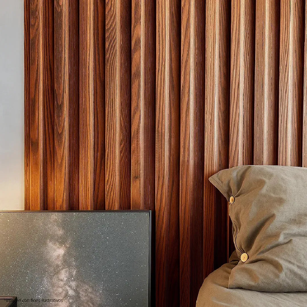 LAMINA ACANALADA 168MM ESTILO MADERA ROJIZO EV-048 1025/85866-10 X 2.9M