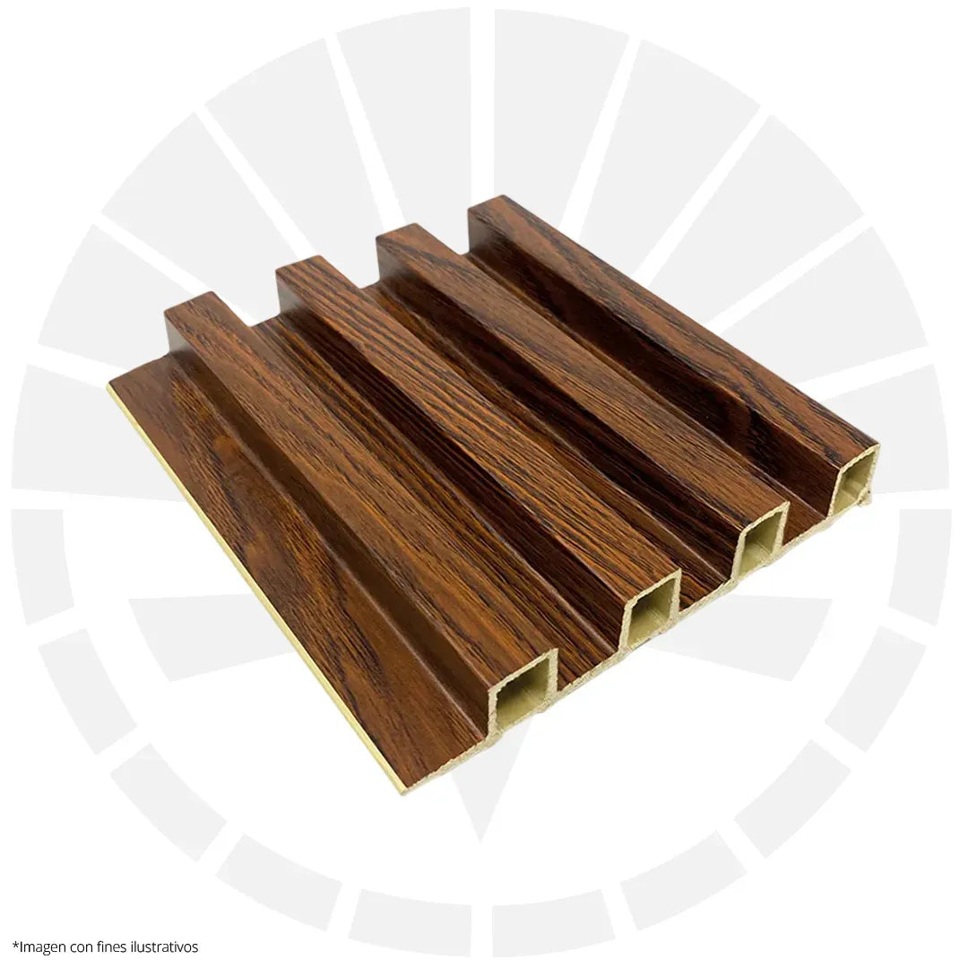 LAMINA ACANALADA 168MM ESTILO MADERA ROJIZO EV-048 1025/85866-10 X 2.9M